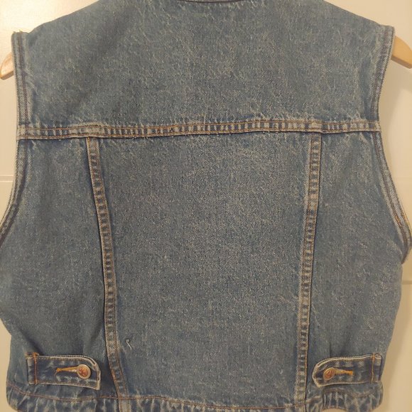 Vintage Jean Vest - Picture 2 of 2